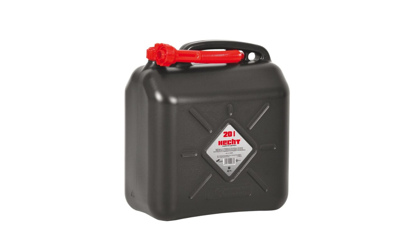 HECHT petrol can with a&nbsp;capacity of 20 Litres.