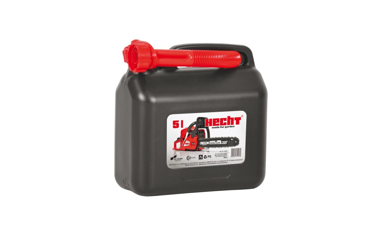 HECHT petrol can with a&nbsp;capacity of 5&nbsp;litres