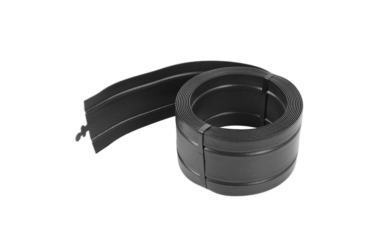 Plastic edging for bordering garden beds. Length 12 m