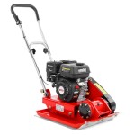 <p>Petrol plate compactor with an engine of 196 ccm. Plate dimensions 580 x 500 mm. Compaction pressure 20000 N. Compaction depth 25 cm. Weight 92 kg. Folding wheels for easy transport. Damping pad included. Steel chassis.</p>