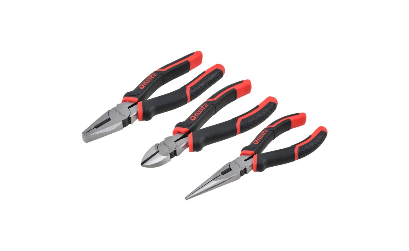 Practical set of three pliers