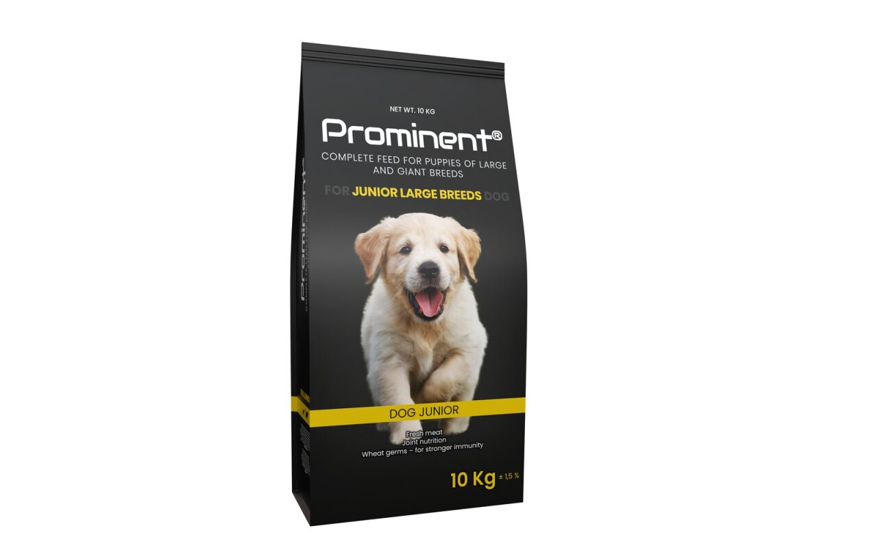 Complete premium food for young dogs of large and giant breeds. Package weight: 10 kg. Composed of 22