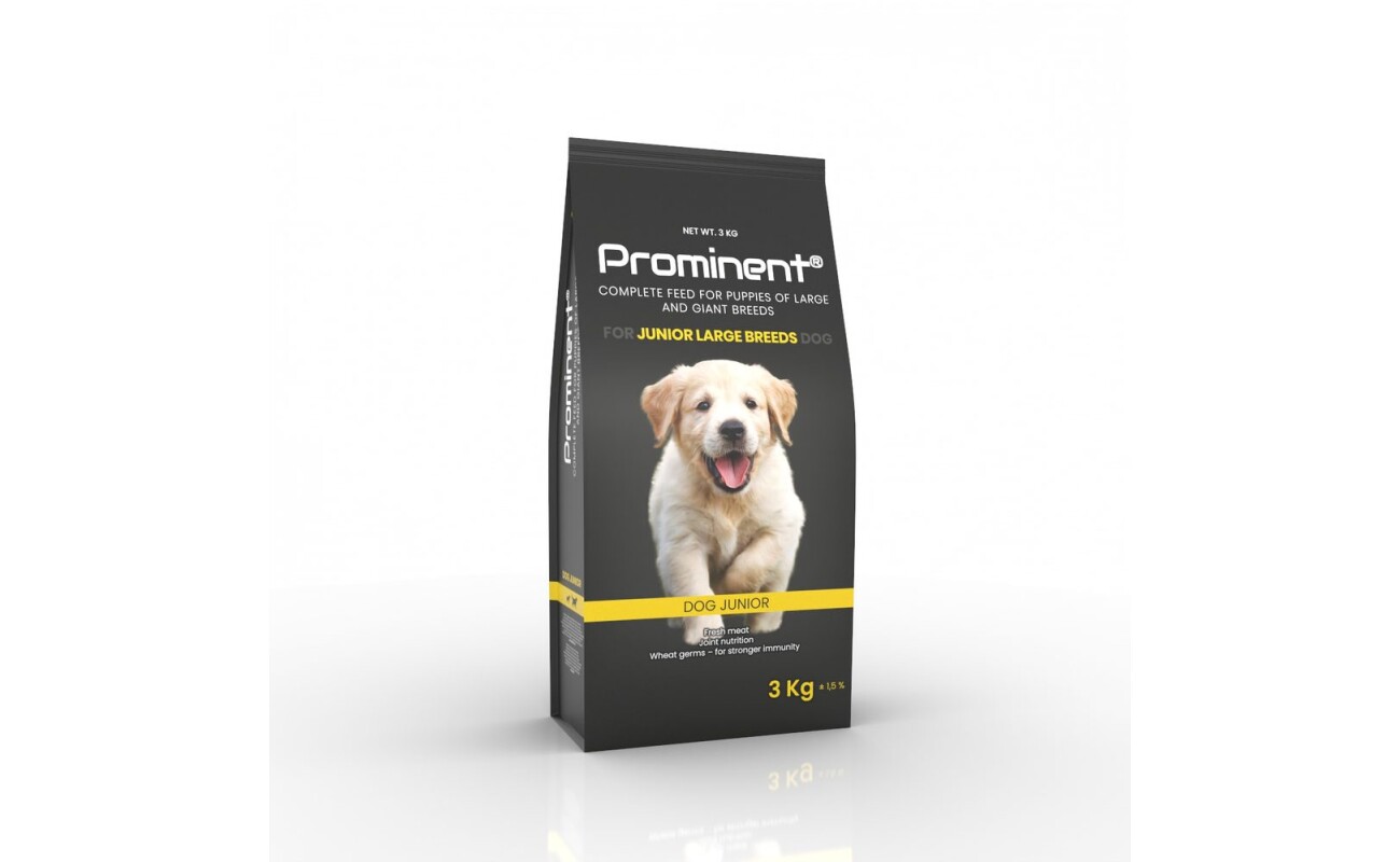Complete premium food for young dogs of large and giant breeds. Package weight: 3 kg. Composed of 22