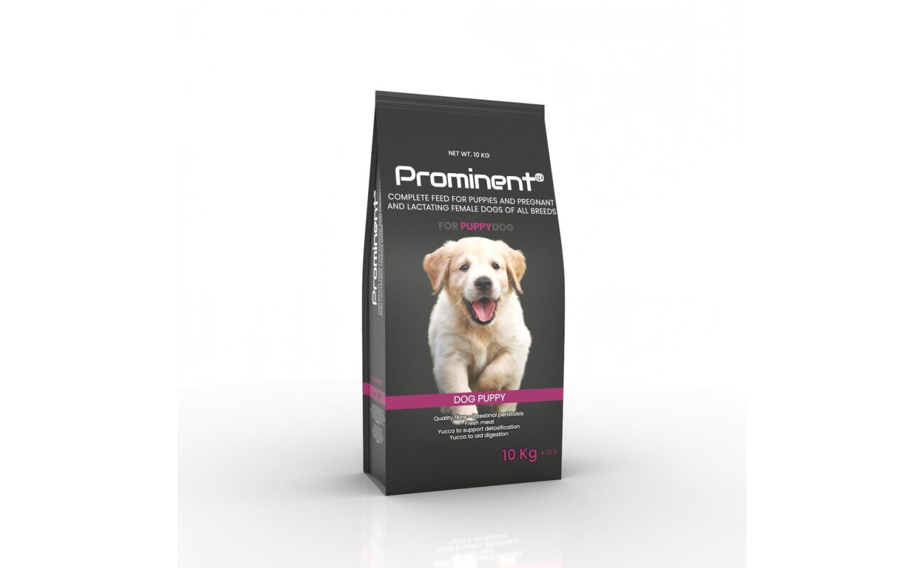 Complete premium food for puppies of all breeds. Also suitable for pregnant and lactating dogs. Package weight: 10 kg. Composed of 25% meat and fresh products.