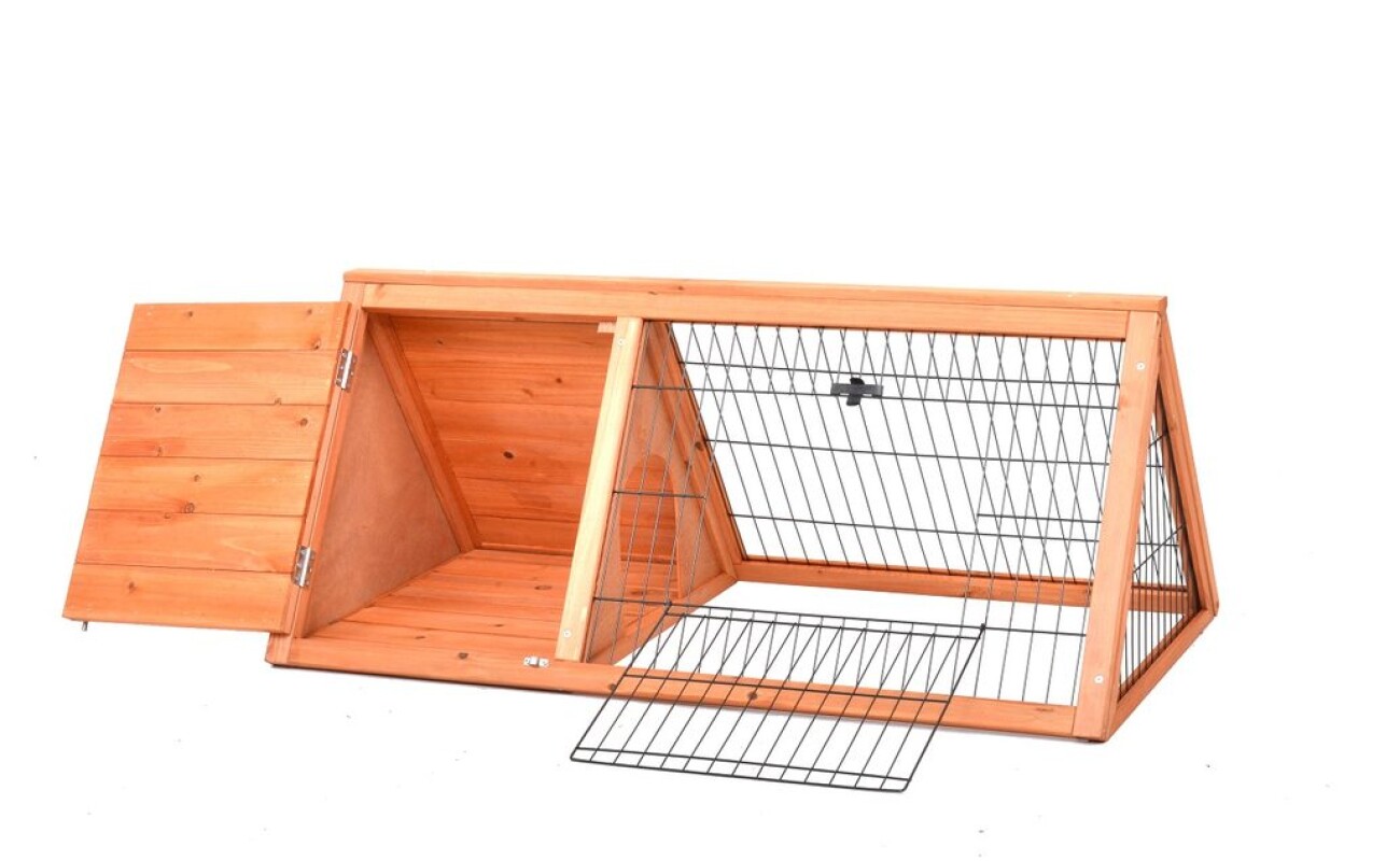 rabbits and turtles as a&nbsp;summer coop without fear of escaping. Made of durable fir wood. DImensions (L x&nbsp;W&nbsp;x&nbsp;H): 98 x&nbsp;50 x&nbsp;41 cm.