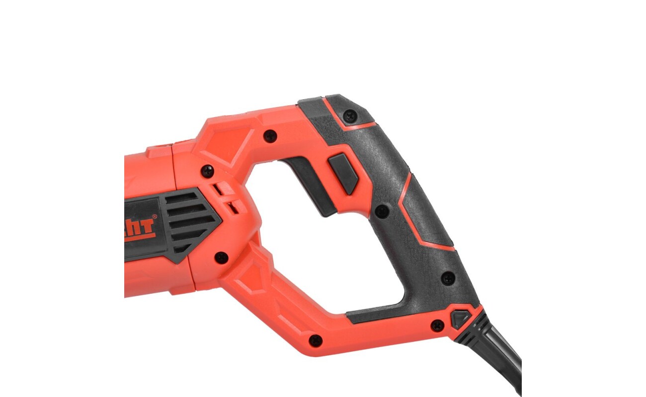 10 mm (iron). Weight 3.4 kg. Included in the package is 1 saw blade for wood and 1 for metal