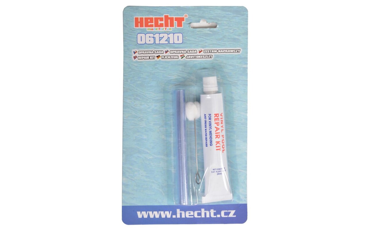 Repair kit. Including glue and patches.