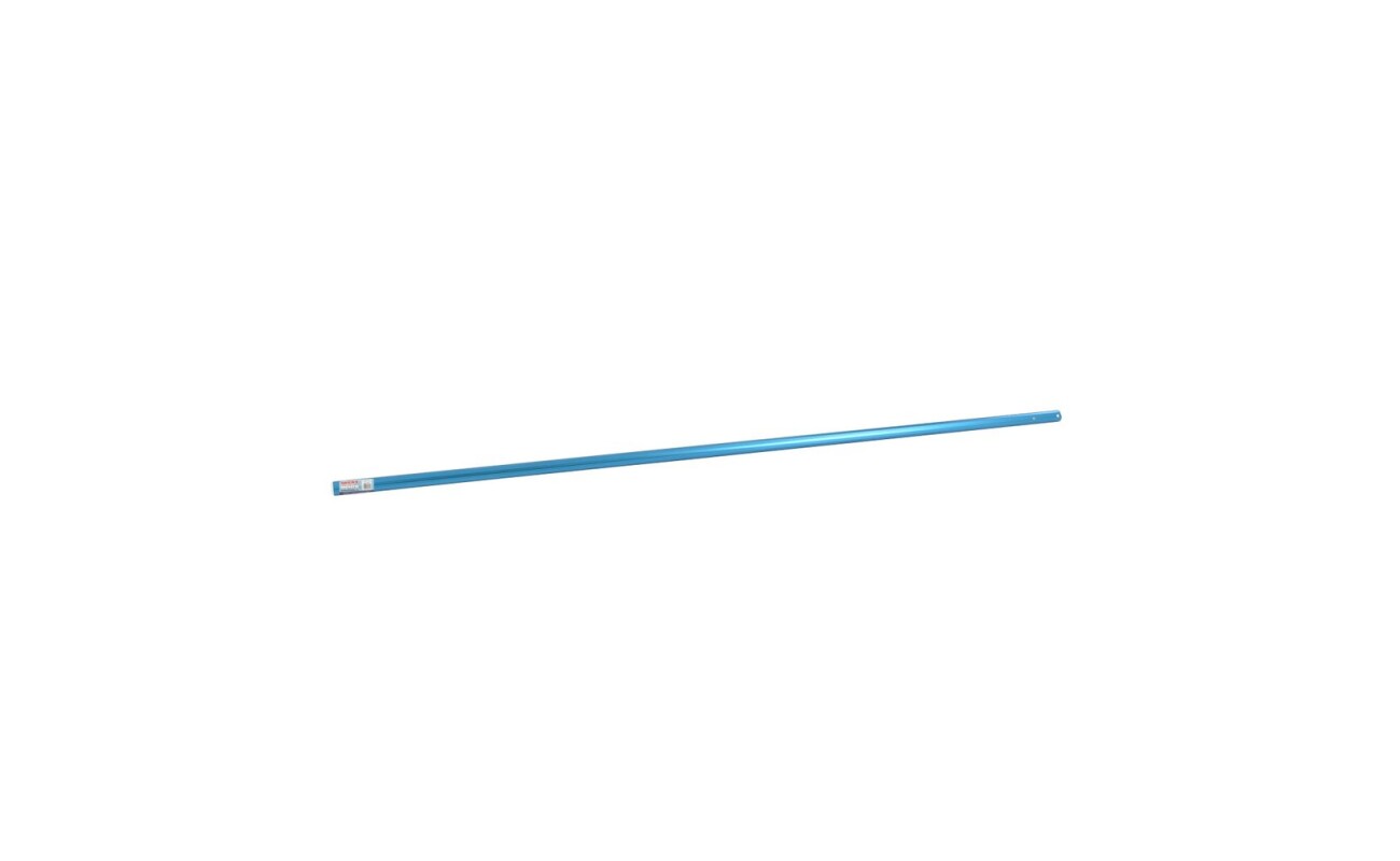 Ribbed aluminium pool pole with a length of 1.8m. Thickness 0