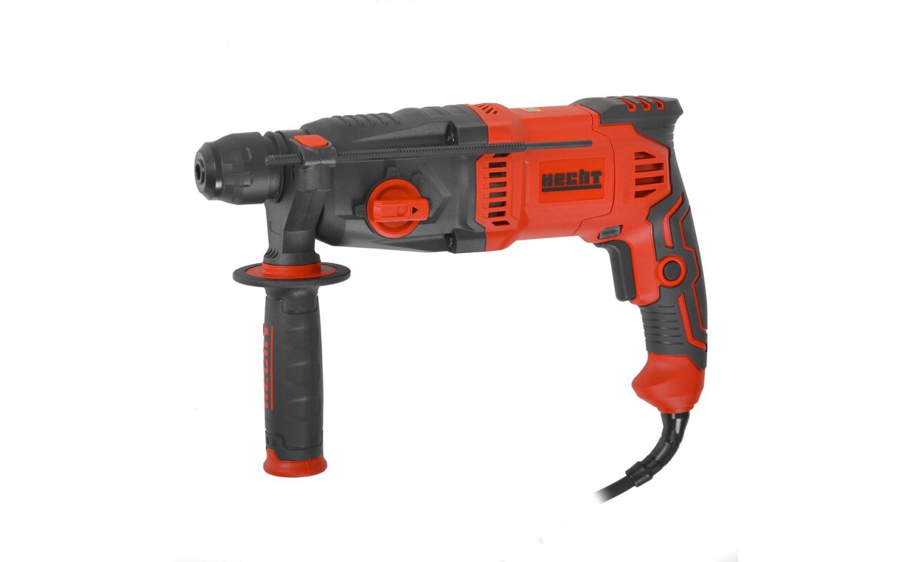 Electric rotary hammer ● Power: 1050 W ● No-load speed: 0 - 1070 rpm ● Impact: 0 - 4800 strokes/min ● Impact force: 3 J ● Max. drilling diameter: 40 mm (wood) ● Weight 3.4 kg.