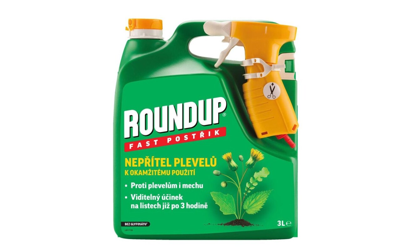 Roundup Extra Fast is a herbicidal product designed to eliminate unwanted broadleaf and grass weeds