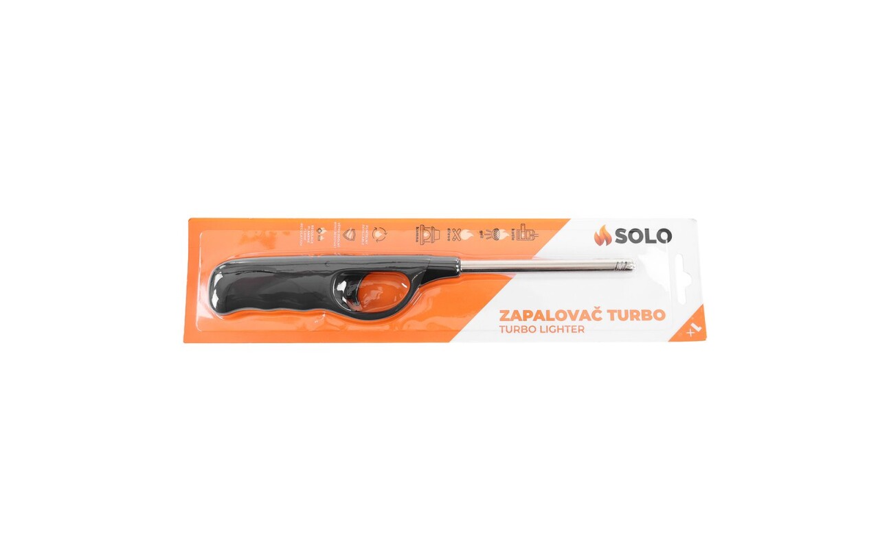 Powerful lighter with wind-resistant flame for outdoor grills
