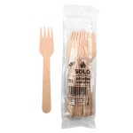 <p>Disposable compostable forks made from 100% organic BIO bamboo</p>