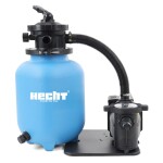 <p>10" sand filtration with coarse dirt pre-filter. Flow rate 6 m3 / hour.</p>