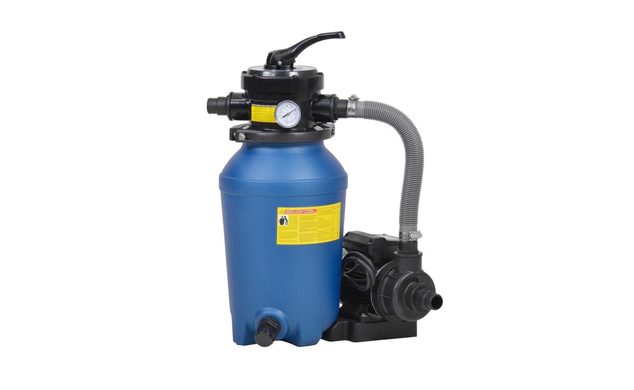 10" Sand filtration without coarse dirt pre-filter. GS/CE certification.