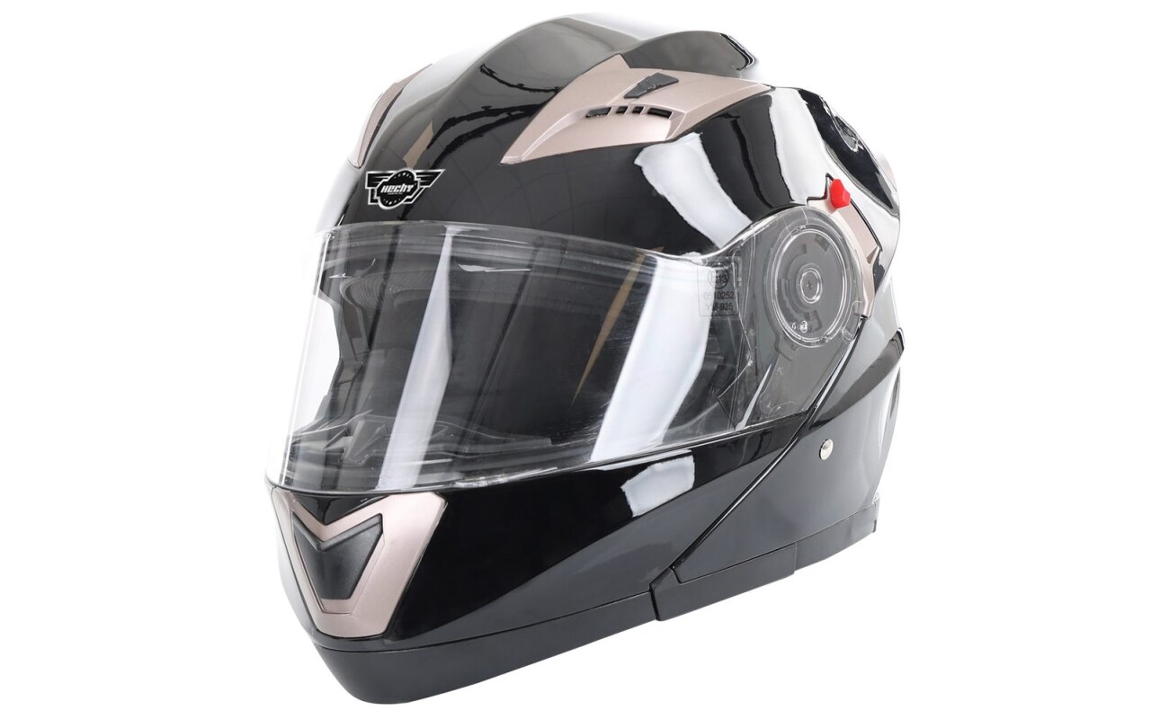 Protective helmet suitable for motorcycles and quad bikes. European homologation. Size L