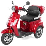 <p>Three-wheeled electric scooter for seniors and people with reduced mobility with a range of up to 40 km