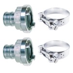 <p>Set of connectors and clamps for TOP FLAT STRONG 2" flat discharge hose 2+2pcs</p>