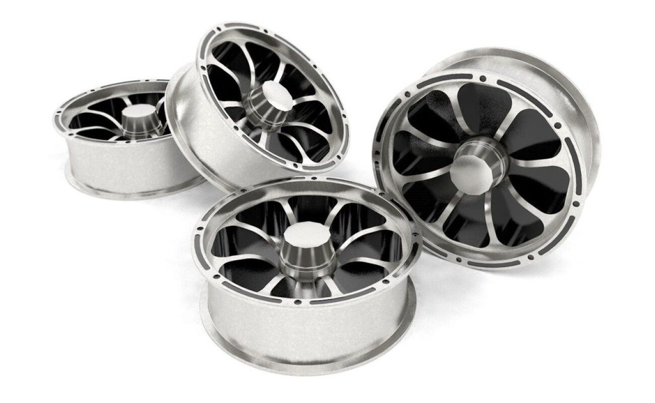 Set of 4 alloy rims for ATVs HECHT 56150