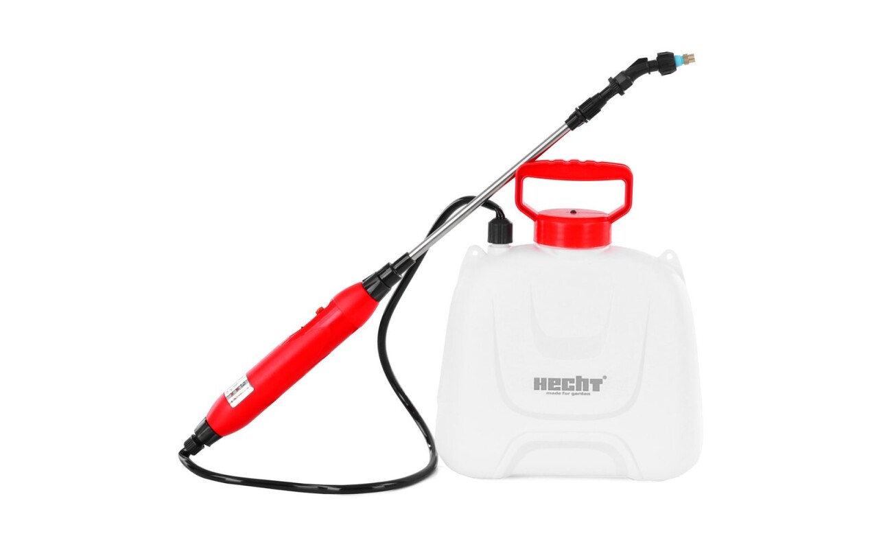 Practical battery-powered sprayer HECHT 4050 with telescopic tube
