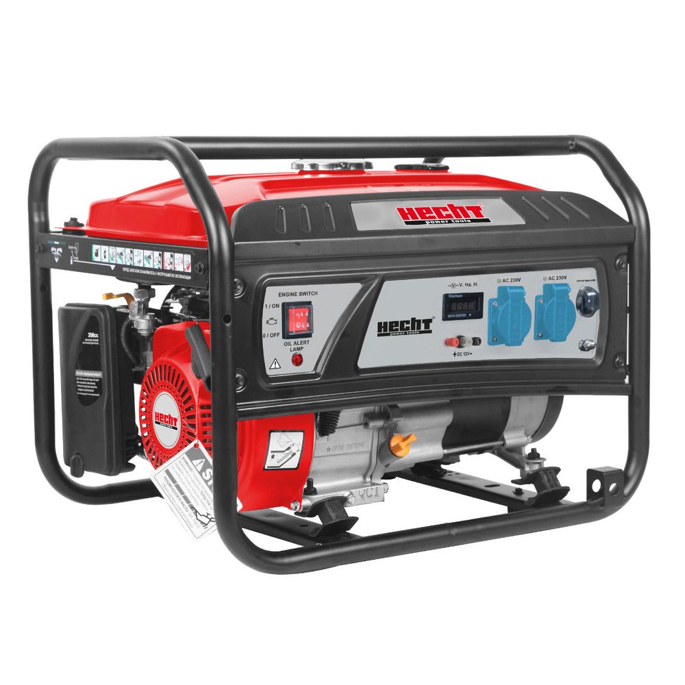 Single-Phase Electricity Generator - HECHT GG 3300 Continuous power 2600 W
