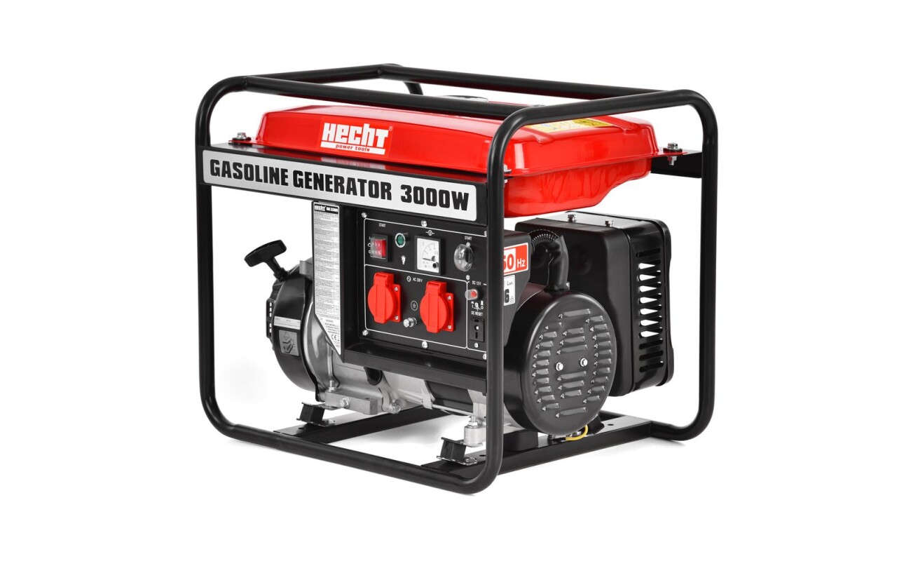 Single-phase petrol power generator. Power 7 HP. Continuous power 2600 W
