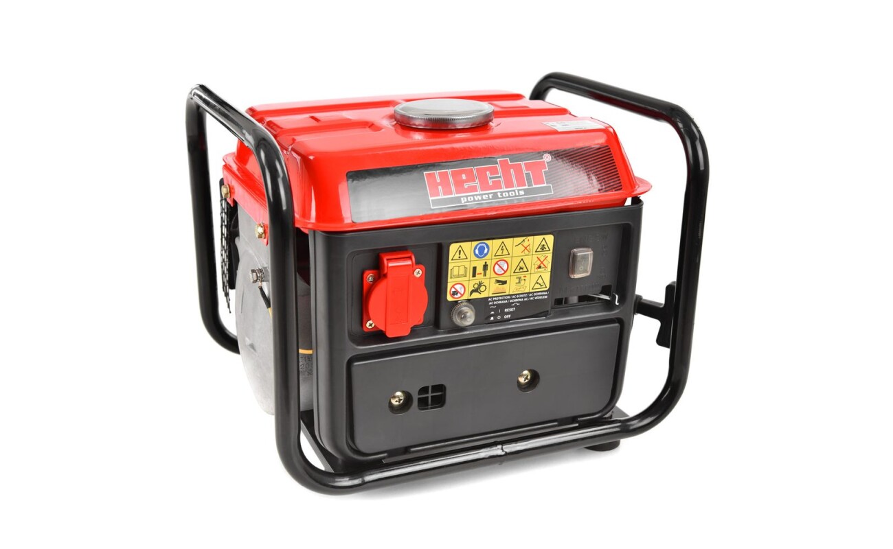 lightweight and stable petrol generator with an ideal price-performance ratio. It is powered by two-stroke HECHT engine with displacement 63cm³ and power output of 2HP.