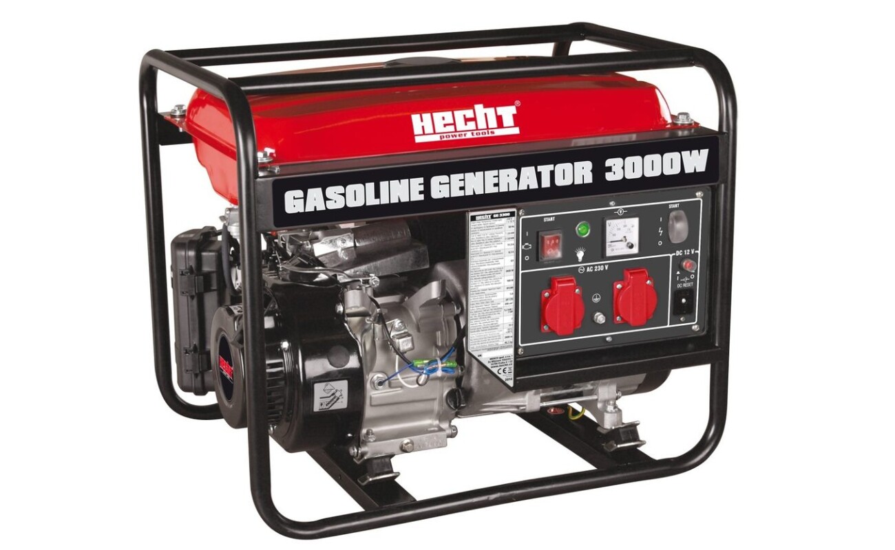 Gasoline electricity generator. Power 7 HP. Continuous power 2600 W