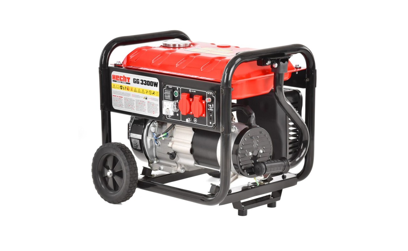 HECHT GG 3300W is a medium size gasoline electricity generator