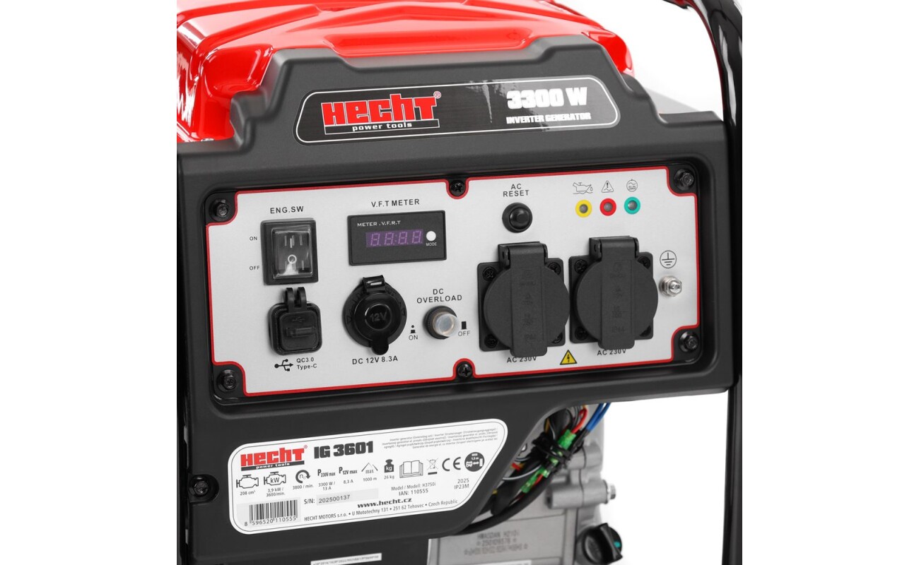 suitable also for sensitive electronics. It offers 2× USB