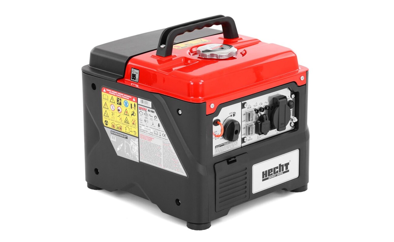 Single-phase inverter generator. Continuous power 1000 W. Maximum power 1100 W.