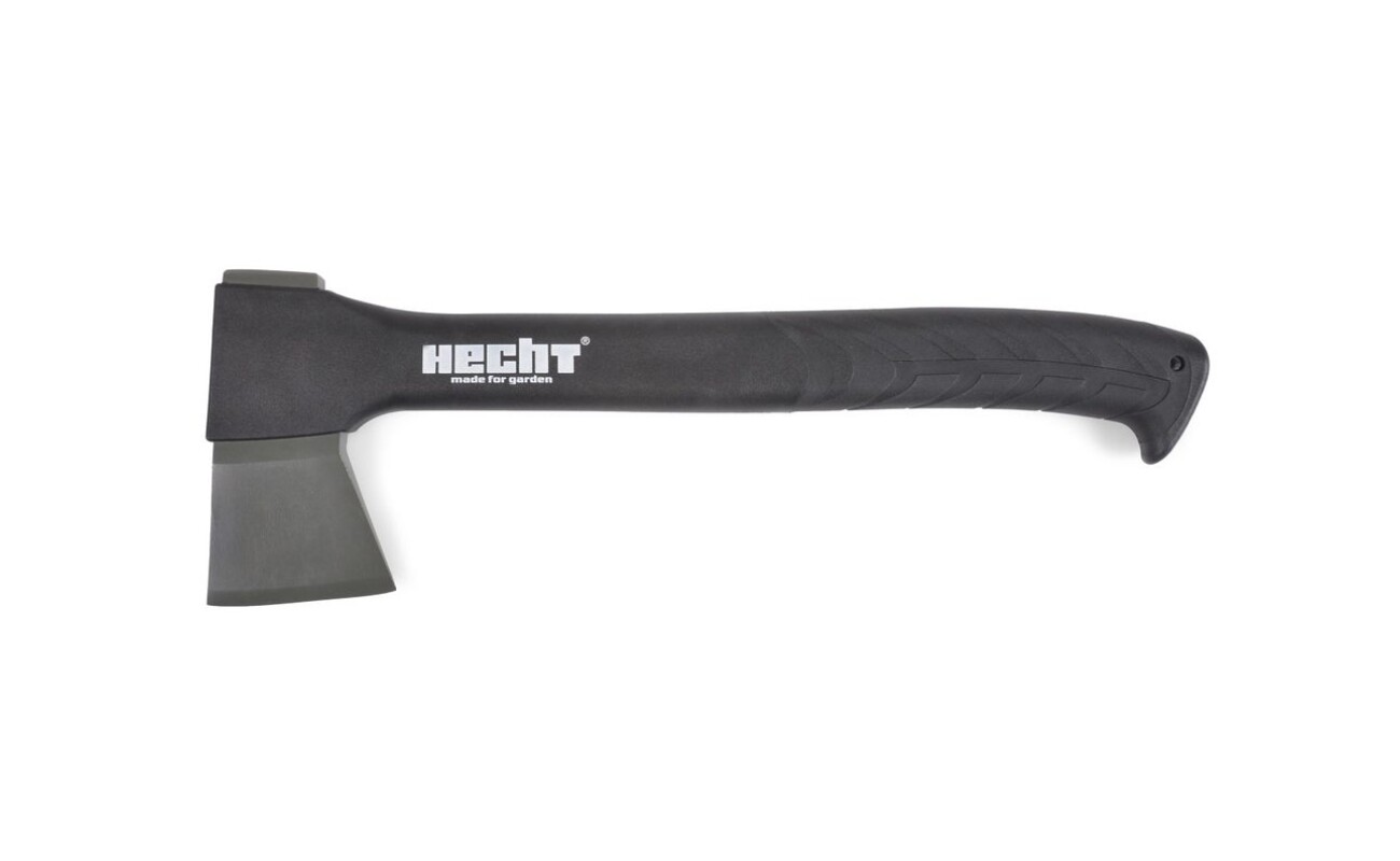 Universal axe. Handle made of NYLON and FIBERGLASS. Teflon coated blade. Length 35 cm. Weight 570 g.