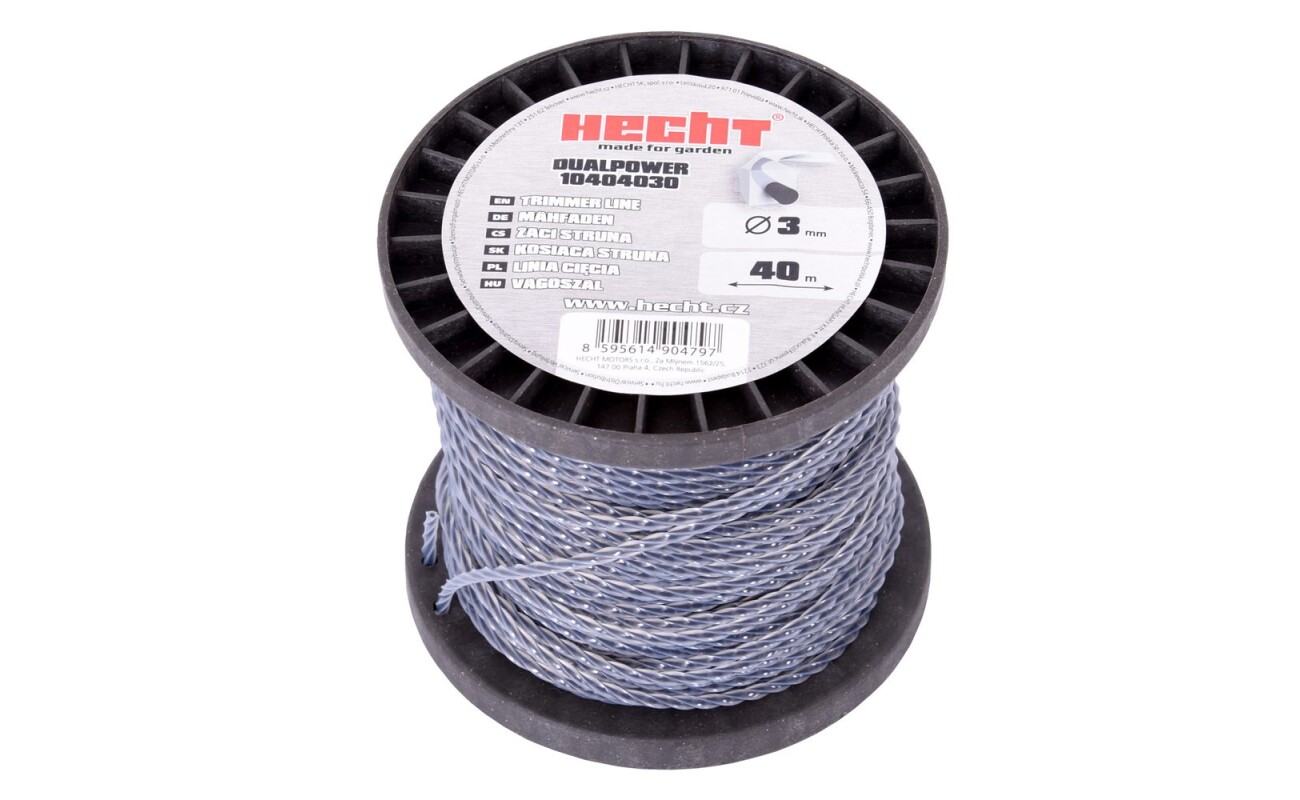 Square shaped cutting string with core
