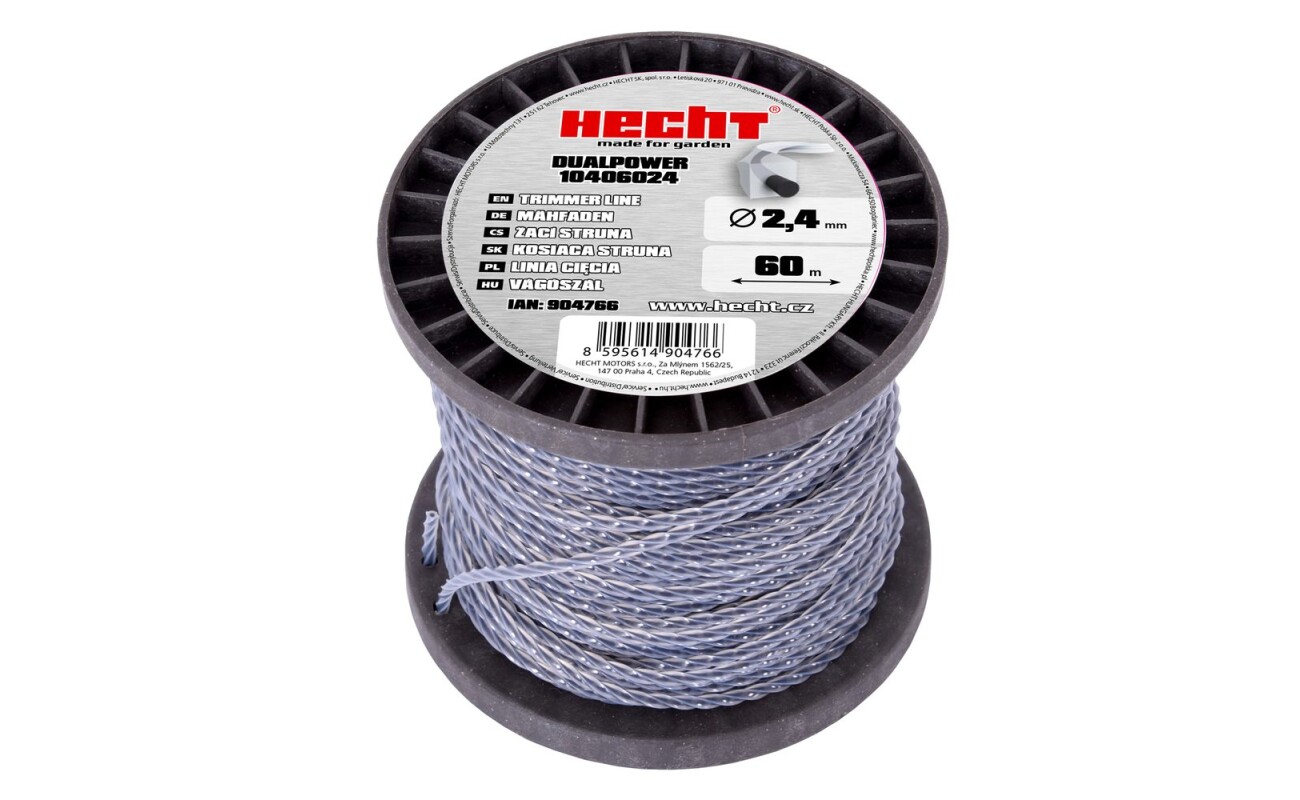 Square shaped cutting string with core