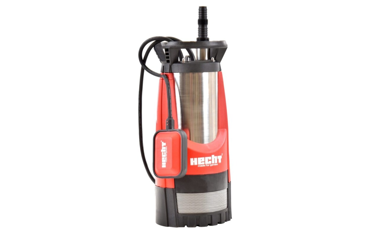Electric pump with power input 1200 W. Max. discharge 44 m. Max. flow 6500 l / hour. Rubberized supply cable 10 m. Steel housing.