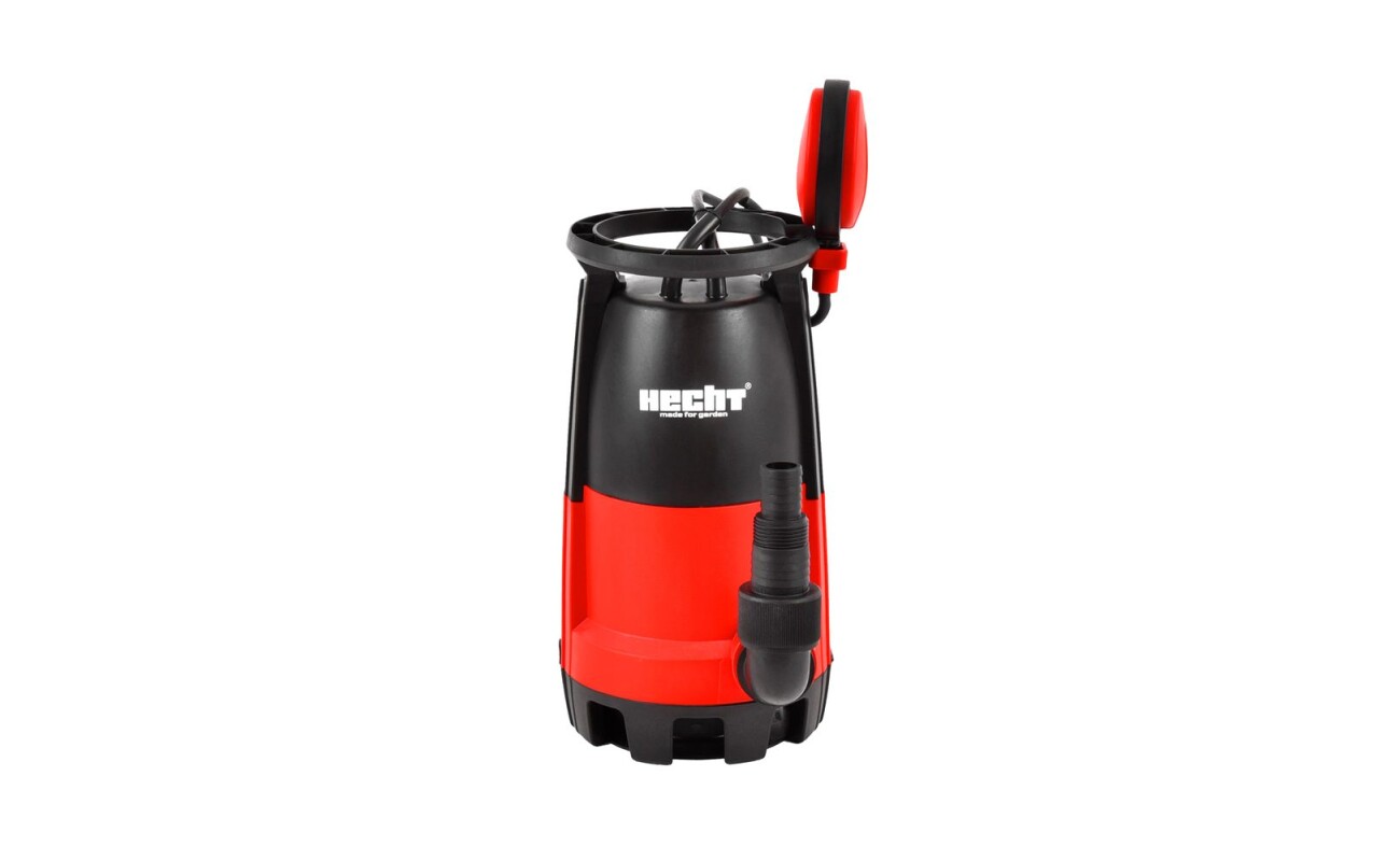 Electric submersible pump for water up to 1 mm depth. 10 m cable. Maximum flow 11500 l / h. Displacement 6.3 m. Power consumption 400 W.