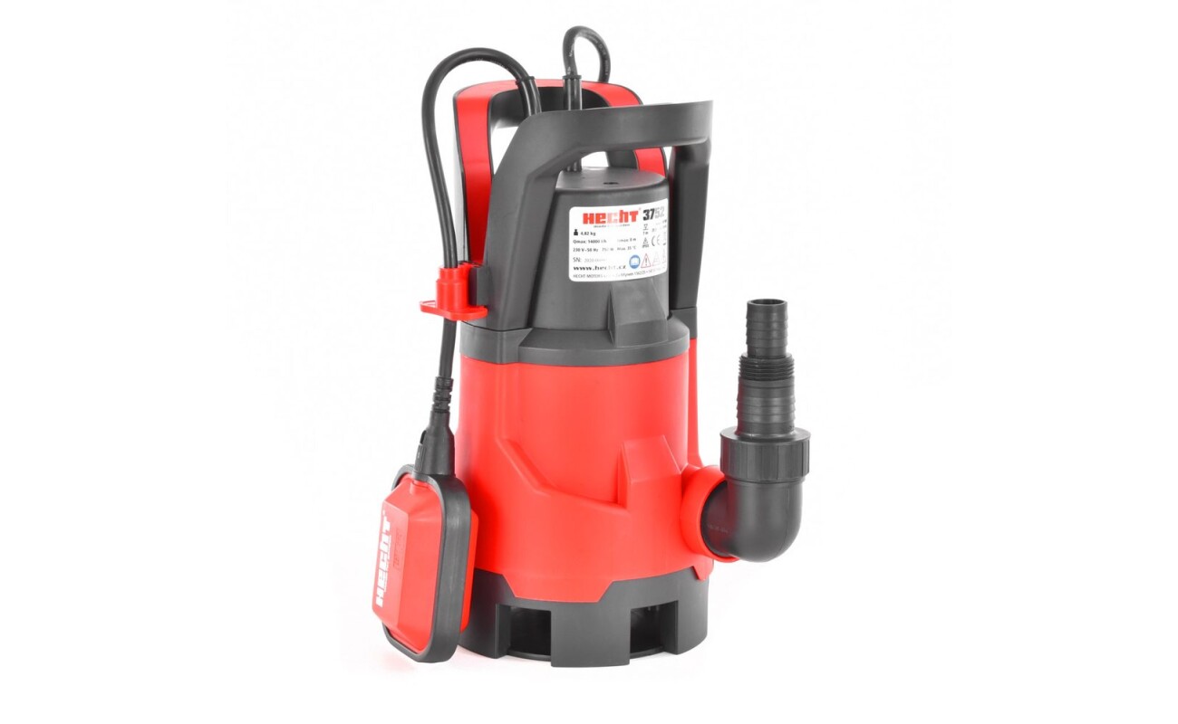 Electric powered submersible garden pump.