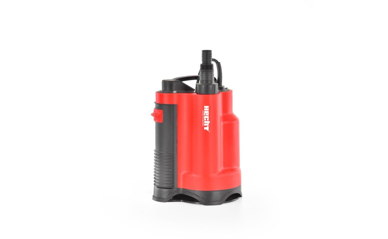 Electric pump also suitable for polluted water. Power consumption 750 W. Max. discharge 9 m. Max. flow 13000 l / hour Covered float switch.