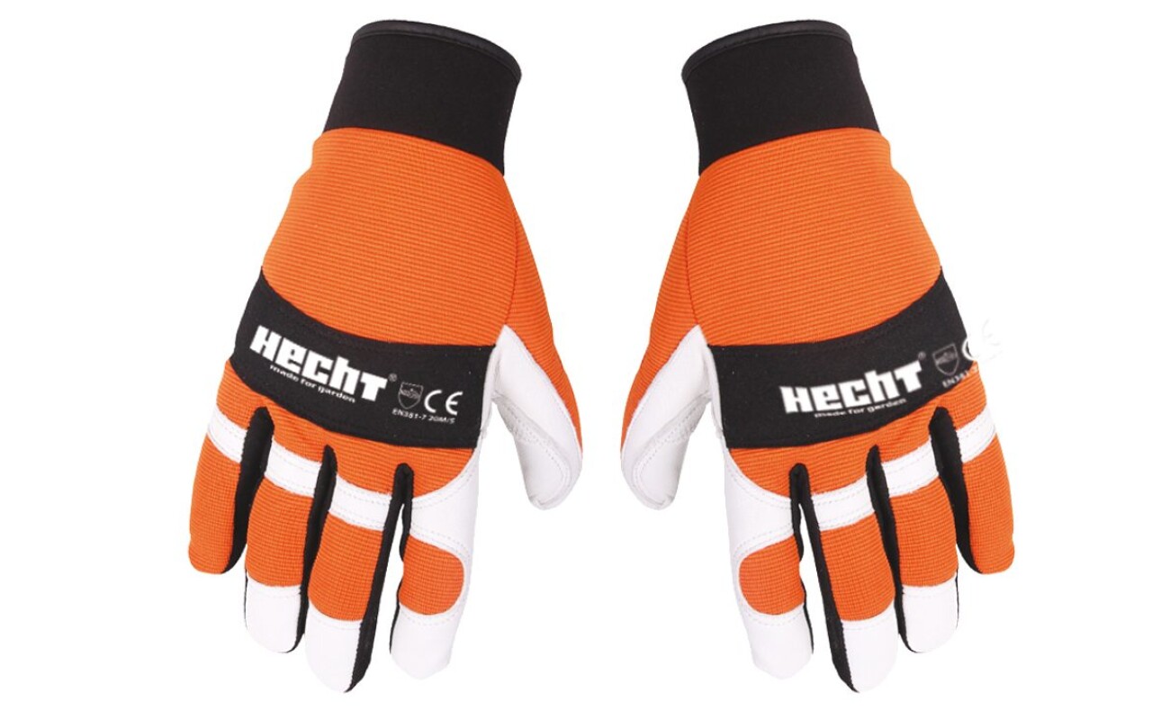 Summer work gloves for chainsaw work