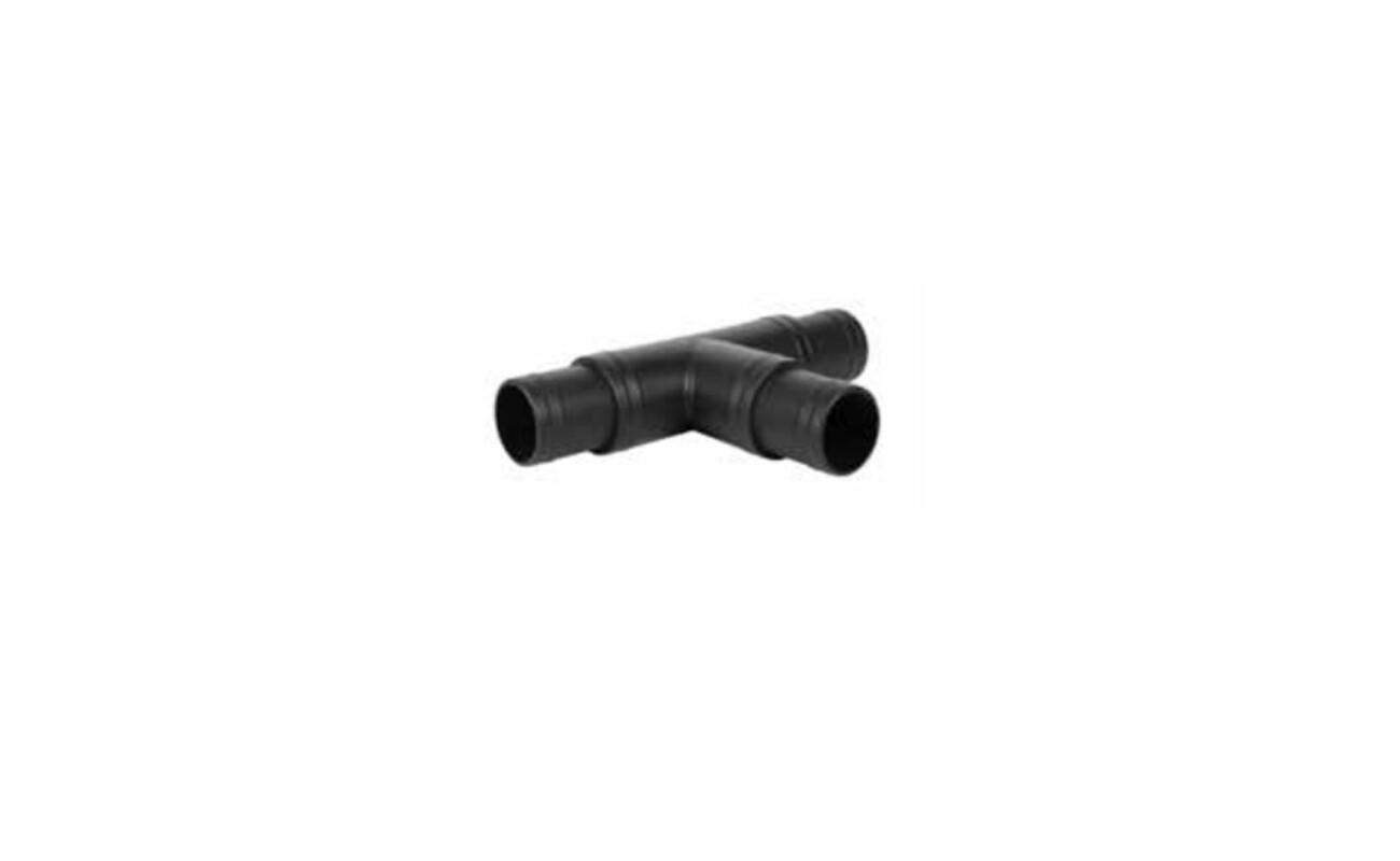 32/38 mm T-coupling + 3x hose clamps. 32/38 mm T-coupling + 3x hose clamps.