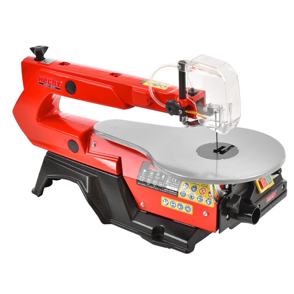 Table scroll saw - HECHT 8916 Electric table scroll saw. Power input 120 W. Weight 13 kg.