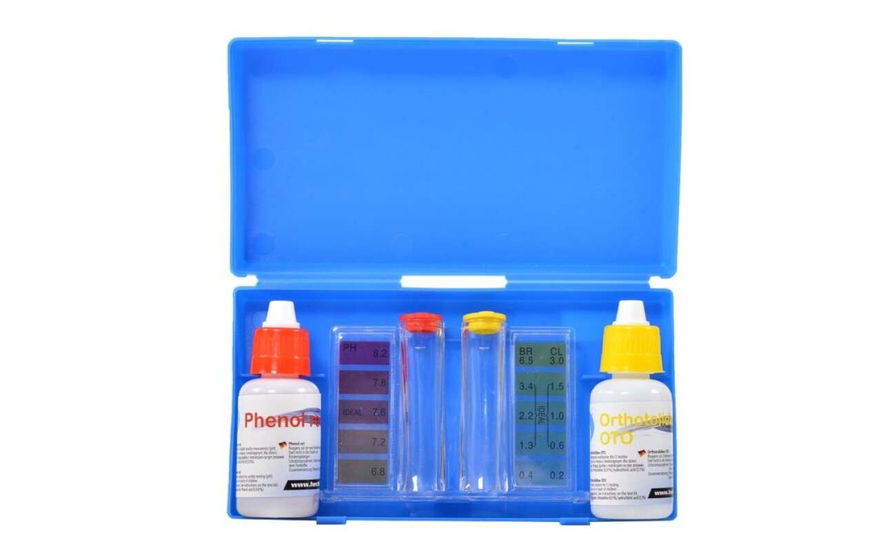 Tester pH/CL Hecht 060601 is a basic set for measuring pH/CL in pool water.