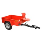 <p>Trailer for HECHT 57000. Dimensions 134 x 92 x&nbsp;34 cm. Weight 46.3 kg. Wheels 500 x 12". Max. Load 300 kg net/500 kg including operator.</p>