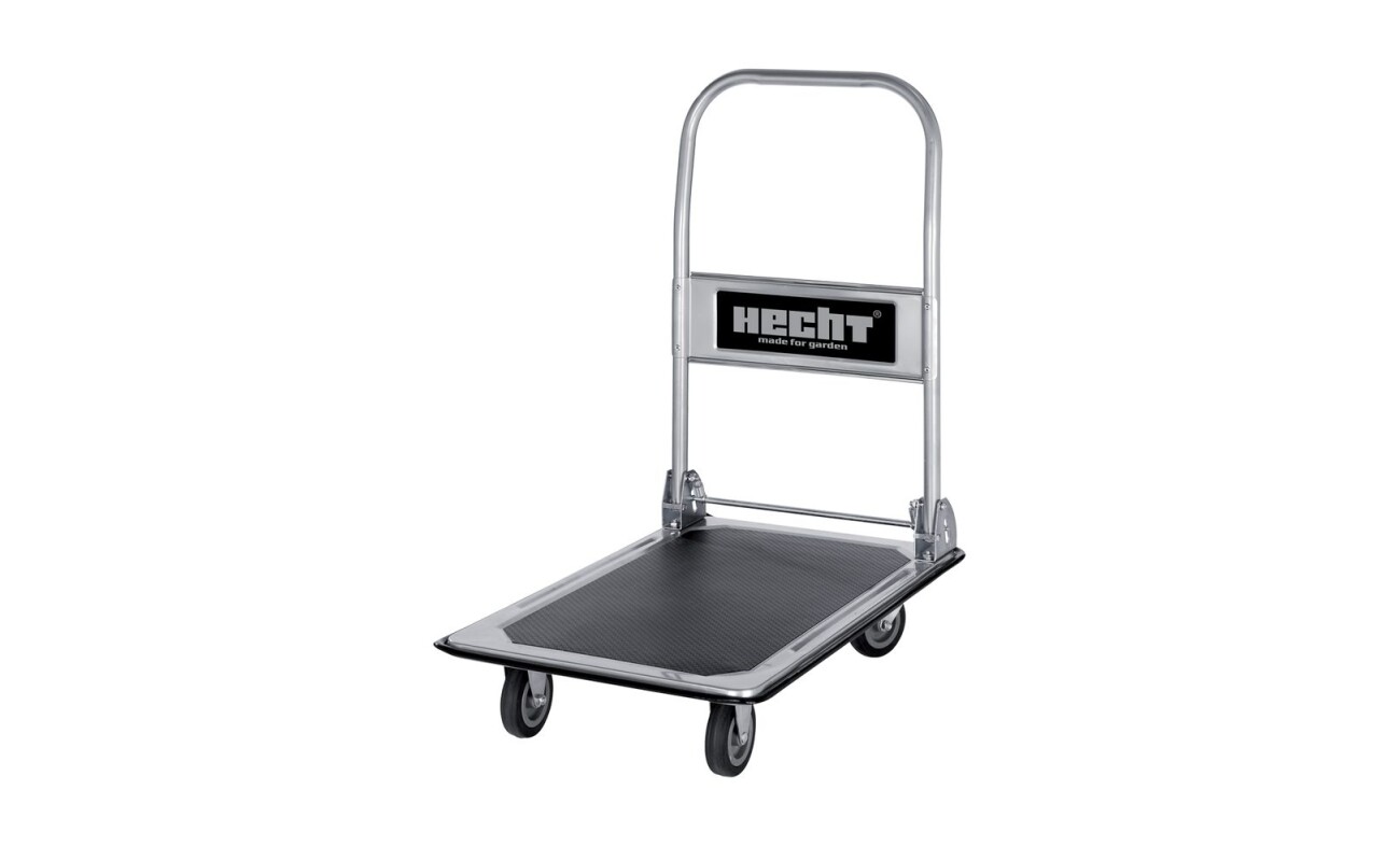 Transport trolley with folding handle.