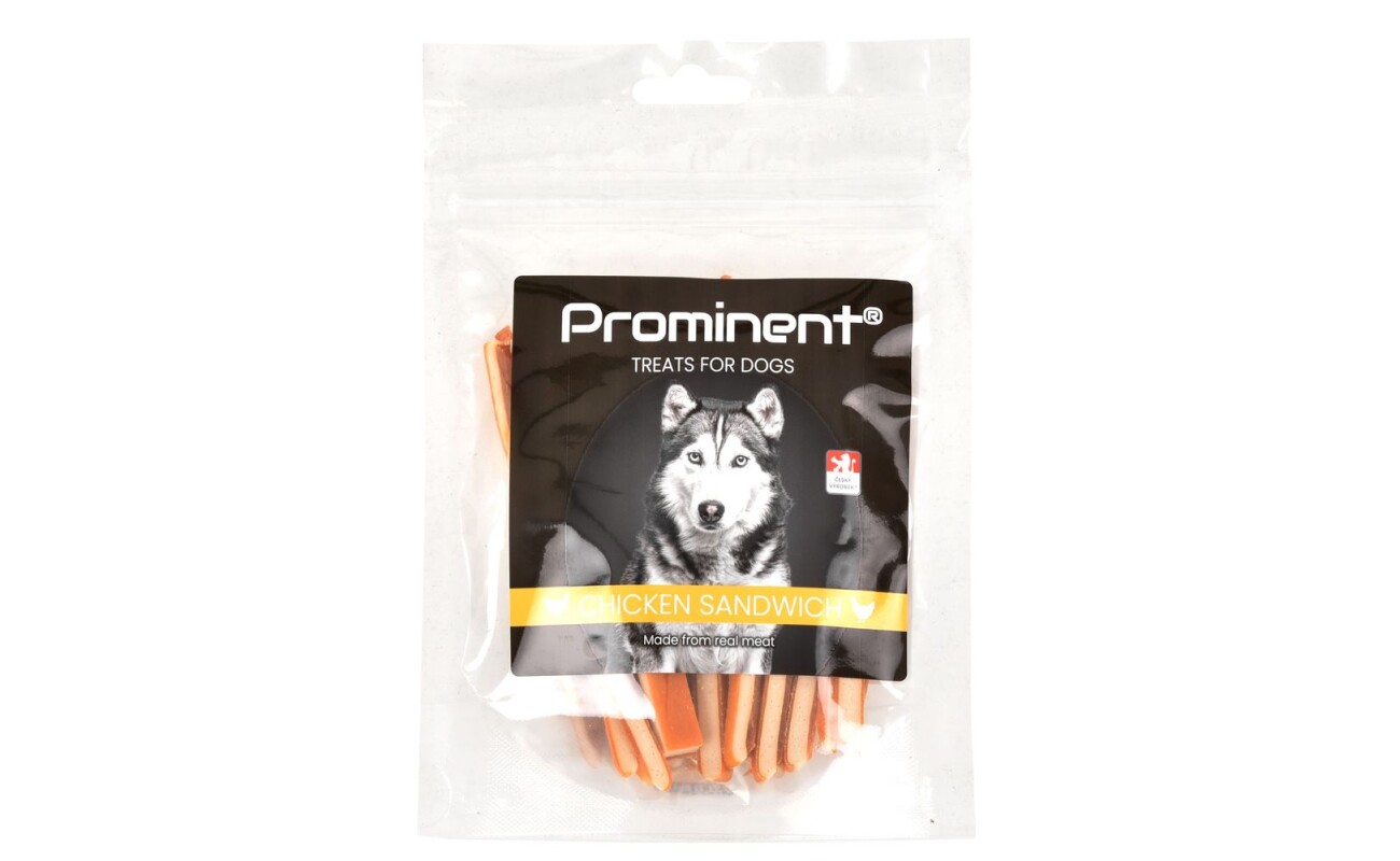 Treats for dogs 80g. 40 % meat included.