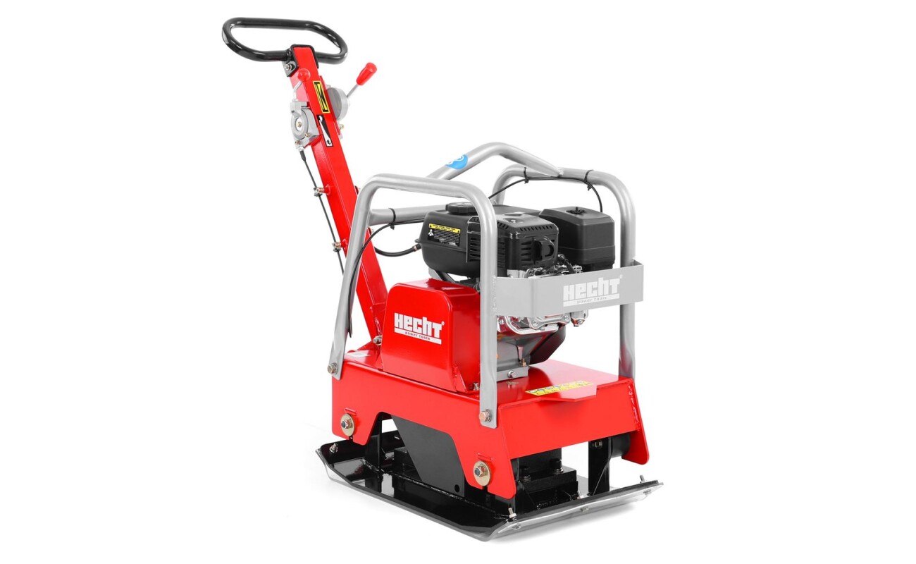 The HECHT 1116 vibratory plate is a powerful machine with two-way operation