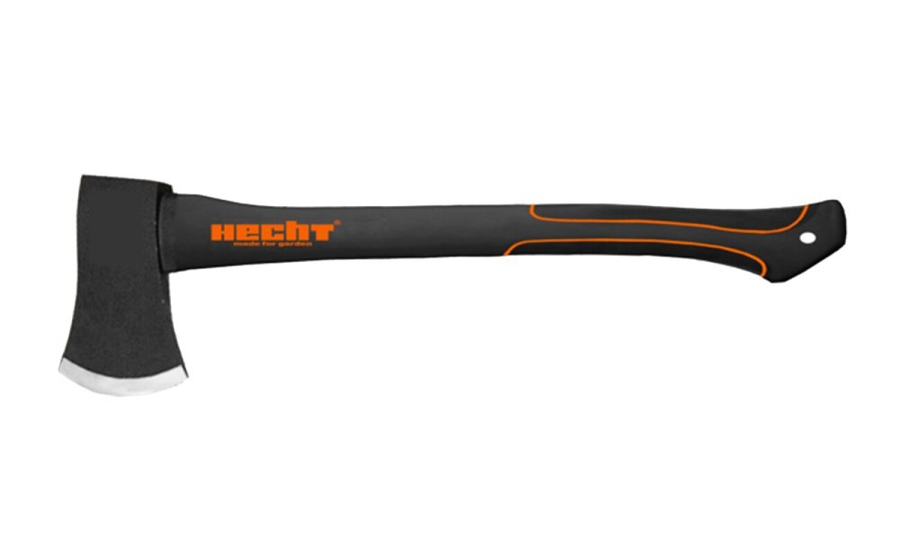 Universal axe with a length of 55 cm. Weight 1590 g. The handle is made of a special composite material reinforced with glass fibers - FIBERGLASS.