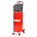 <p>Oil-free vertical silent compressor. Air tank 50 litres. Max pressure 10 bar. Max suction power 240 litres / min. Input power 1500 W / 230 V/50 Hz. Weight 22