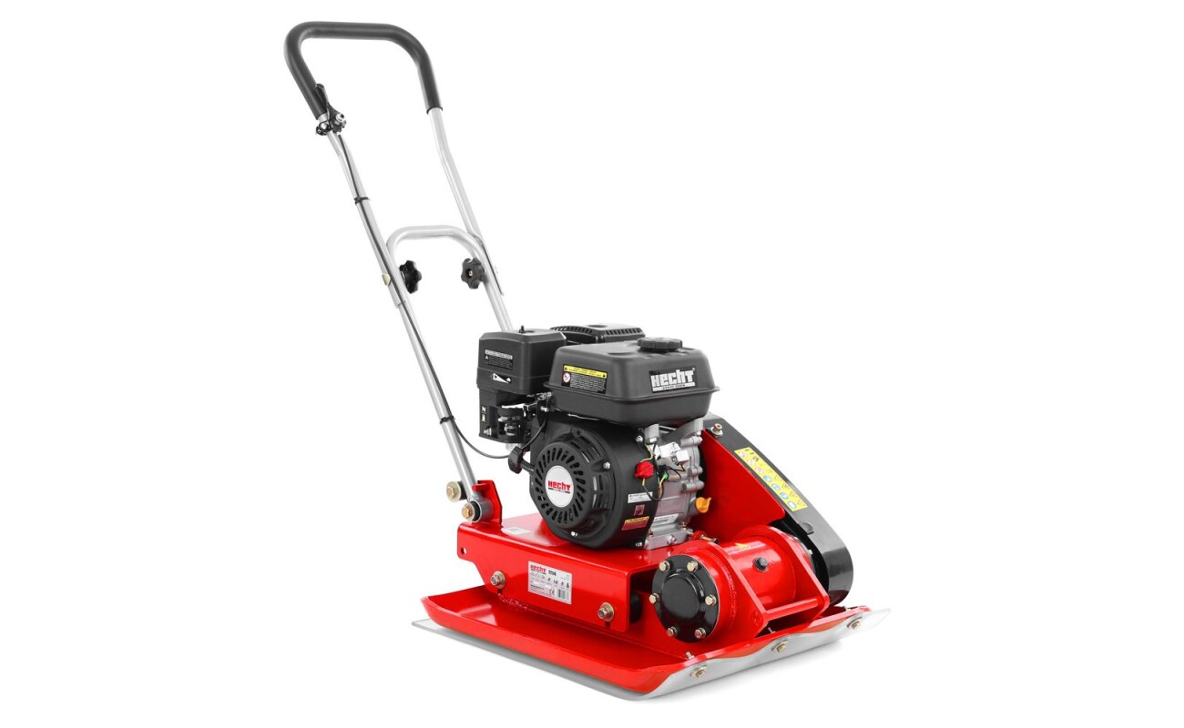 Motorised vibrating plate with a 196 cm3 motor. Plate dimensions 58 x 50 cm. Weight 92 kg. Centrifugal force 20 kN. Max. compression depth 35 cm. Travel 35 m/min.