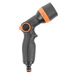 <p>Metal watering spray gun with 4 adjustable spray modes