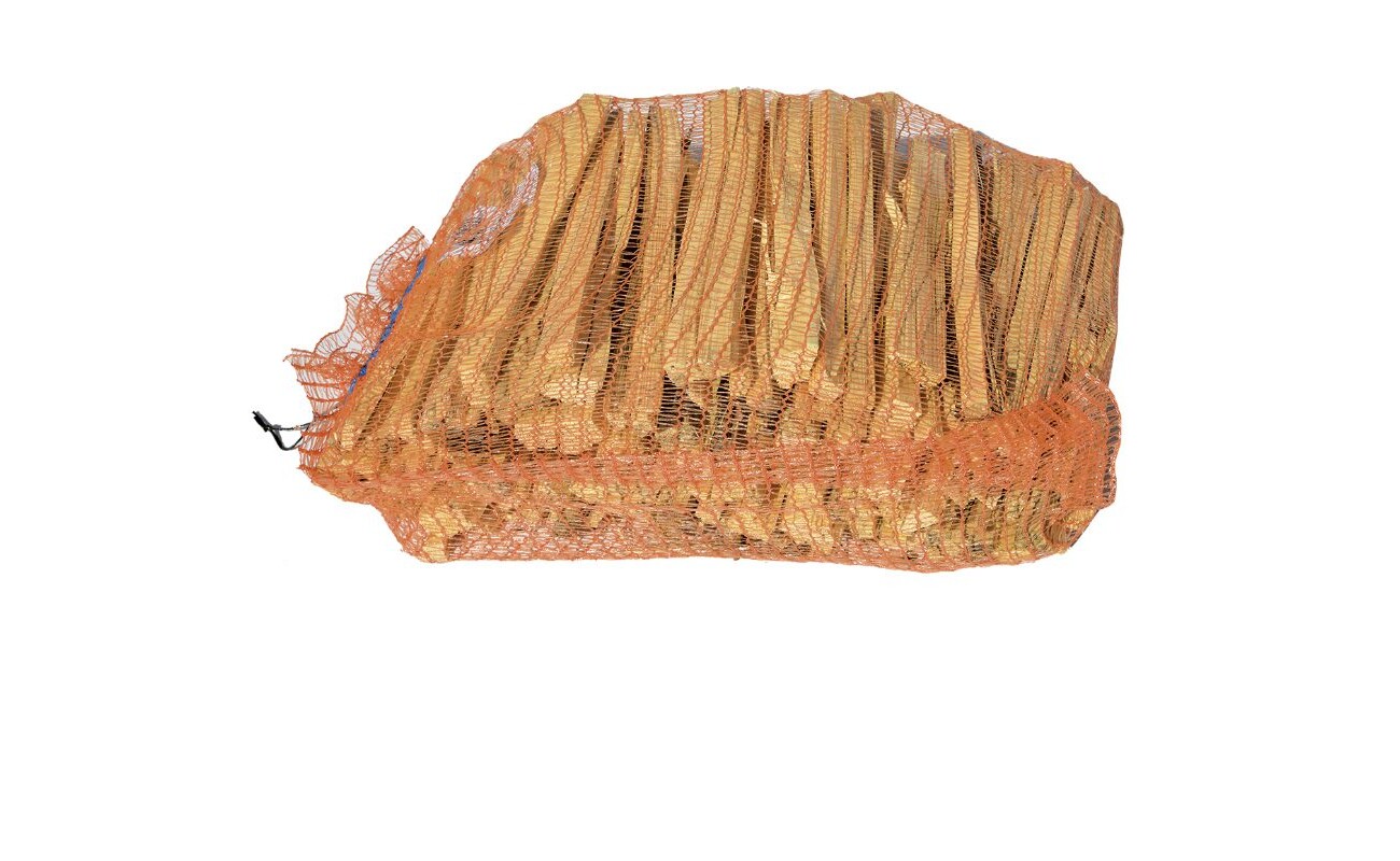 Kindling chips made from soft coniferous wood – pine or spruce